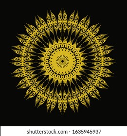 Mandala set and other elements. Vector. Mandala tattoo. Perfect cards for any other kind of design, birthday and other holiday, kaleidoscope, medallion, yoga, india, arabic