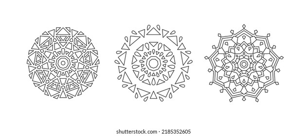 Mandala Set - Vector Pattern

