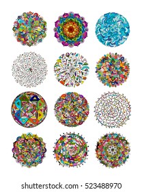 Mandala set for your design