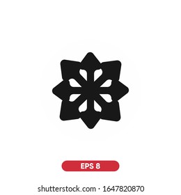 Mandala shape minimalism vector flat