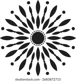 Mandala Shape vector. Circular pattern in form of mandala, tattoo, decoration. 
Decorative ornament in ethnic oriental style.