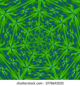 mandala with simple colors abstract background.