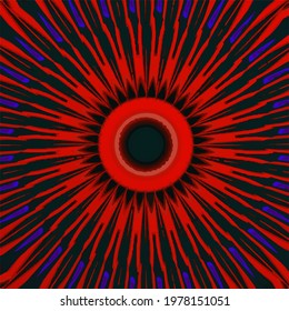 mandala with simple colors .incredible Pattern vector