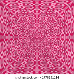 mandala with simple colors .incredible Pattern vector