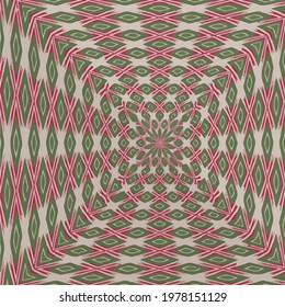 mandala with simple colors .incredible Pattern vector