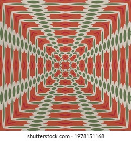 mandala with simple colors .incredible Pattern vector