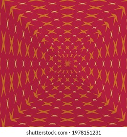 mandala with simple colors .incredible Pattern vector