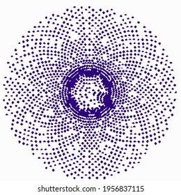 mandala with simple colors .Vector hand drawn doodle mandala.Isolated. 