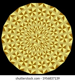 mandala with simple colors .Vector hand drawn doodle mandala.Isolated. 