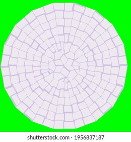 mandala with simple colors .Vector hand drawn doodle mandala.Isolated. 