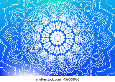 Mandala - simple thin line stylish sign,background,element. Ornamental vector pattern for web, print, canvas, poster. For your graphic design. Mobile applications web site