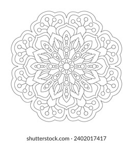 Mandala soothing symmetry adult coloring book page for kdp book interior. Peaceful Petals, Ability to Relax, Brain Experiences, Harmonious Haven, Peaceful Portraits, Blossoming Beauty mandala design.