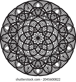 Mandala Spiritual  coloring relaxing meditation anti stress therapy