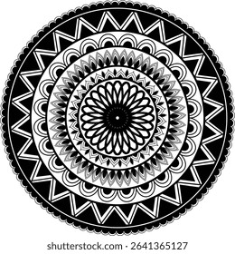 A mandala is a spiritual and ritual symbol that represents the universe in Hinduism, Buddhism, and other spiritual traditions. 