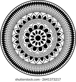 A mandala is a spiritual and ritual symbol that represents the universe in Hinduism, Buddhism, and other spiritual traditions. 