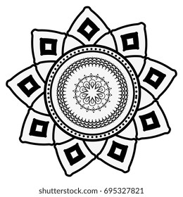 Mandala spiritual symbol