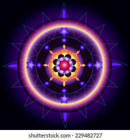 Mandala Star Birth