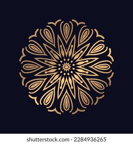 Mandala style background Illastration Art
