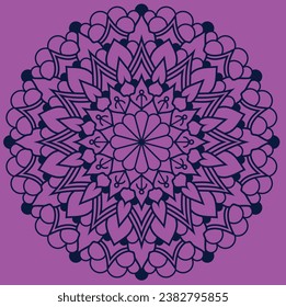 Mandala Style Diwali Greeting.Mandala Design Arabesque Arabic Islamic Style Ornamental Decoration