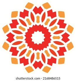 mandala style modern vectyors colorfull design