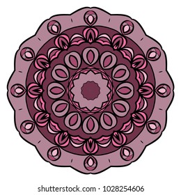 Mandala Style Vector Color Shapes. Abstract design. Decoration for fashion, holiday card, relax