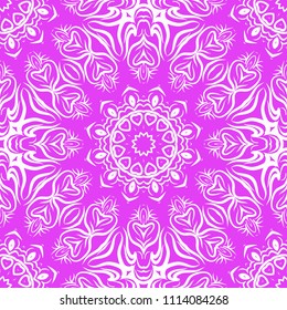Mandala Style Vector Color Shapes. Abstract design. Decoration for fashion, holiday card, fantastic relax.