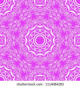 Mandala Style Vector Color Shapes. Abstract design. Decoration for fashion, holiday card, fantastic relax.