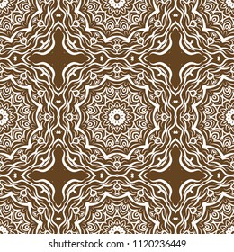 Mandala Style Vector Color Shapes. Abstract design. Decoration for fashion, holiday card, elegant, relax illustration.