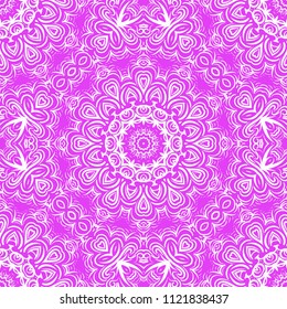 Mandala Style Vector Color Shapes. Abstract design. Decoration for fashion, holiday card, fantastic relax.