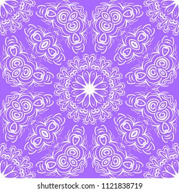 Mandala Style Vector Color Shapes. Abstract design. Decoration for fashion, holiday card, fantastic relax.