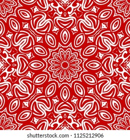 Mandala Style Vector Color Shapes. Abstract design. Decoration for fashion, holiday card, fantastic relax.