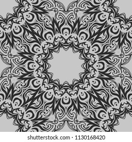 Mandala Style Vector Color Shapes. Abstract design. Decoration for fashion, holiday card, fantastic relax.