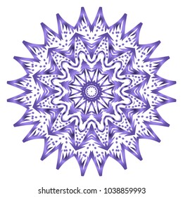 Mandala Style Vector Shapes. Decorative Cicle ornament. Floral design.