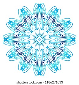 Mandala Style Vector Shapes. Decorative Cicle ornament. Floral design