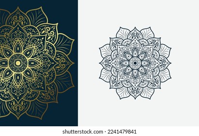Mandala Style Vector Shapes Design Collection