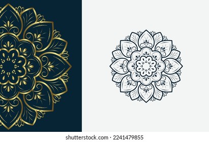 Mandala Style Vector Shapes Design Collection