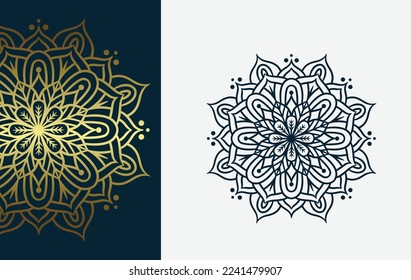 Mandala Style Vector Shapes Design Collection