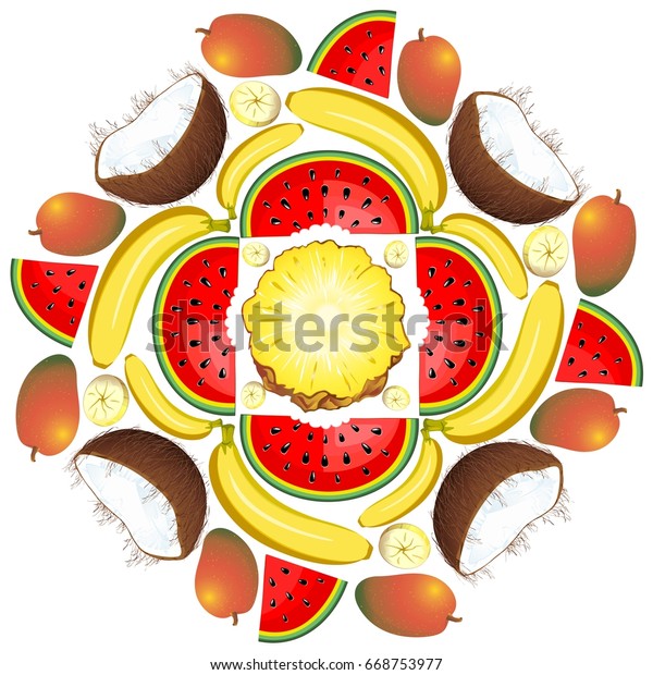 Mandala Summer Fruits and Juice 