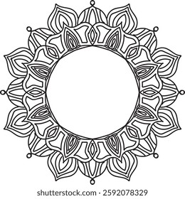 A mandala is a symmetrical, geometric design representing unity, balance, and spirituality. Originating from Sanskrit, it often symbolizes the universe. Used in meditation and mindfulness