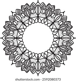 A mandala is a symmetrical, geometric design representing unity, balance, and spirituality. Originating from Sanskrit, it often symbolizes the universe. Used in meditation and mindfulness.