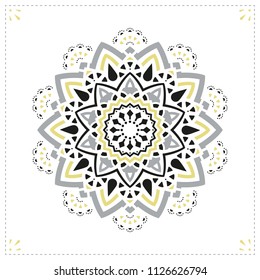 
Mandala tattoo vector