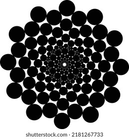 Mandala Tattoo Vector Art Design