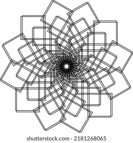 Mandala Tattoo Vector Art Design