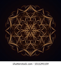 Mandala template background. simple design for decorative needs. greeting cards. cover. poster. invitation cards. brochure. vector design. eps 10
