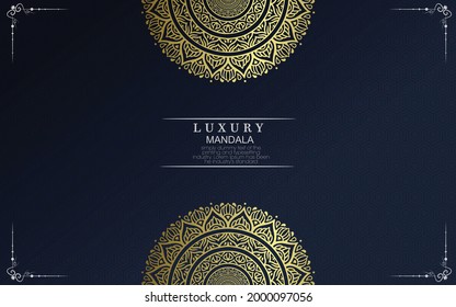 Mandala template with elegant, classic elements. Great for invitation, flyer, menu, brochure, business card. vector background