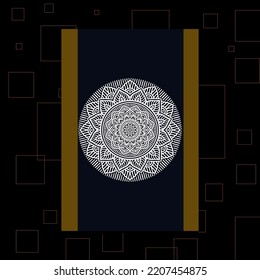 Mandala template with elegant, classic elements. Great for invitation, flyer, menu, brochure, background