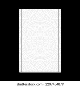 Mandala template with elegant, classic elements. Great for invitation, flyer, menu, brochure, background