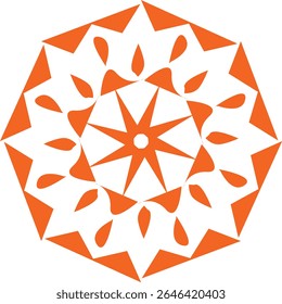 Mandala template for page decoration cards, book, logos
