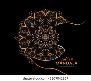 Mandala template for textile to print ready 