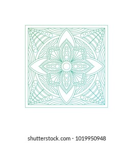 Mandala texture abstract decoration background ornament element luxury ramadhan illustration emblem isolated